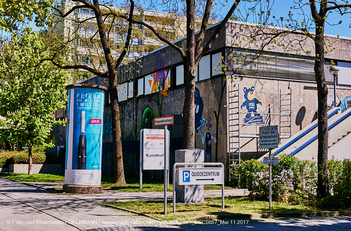 21.03.2017 - Abrissbaustelle Quiddezentrum in Neuperlach